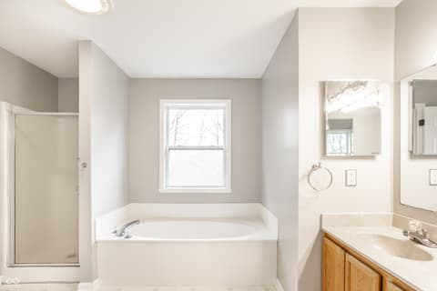 Primary bathroom at 10297 Tybalt Drive, Fishers, IN