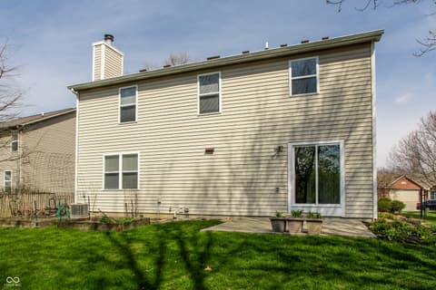 Backyard at 10297 Tybalt Drive, Fishers, IN