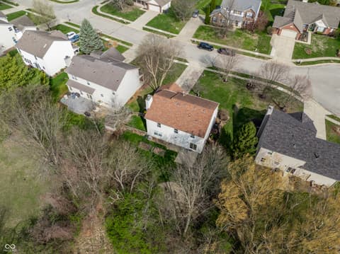 Aerial view at 10297 Tybalt Drive, Fishers, IN
