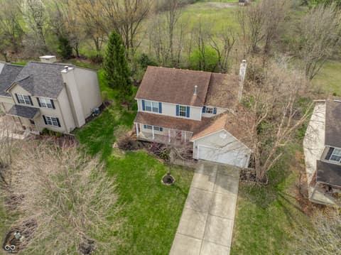 Aerial view at 10297 Tybalt Drive, Fishers, IN