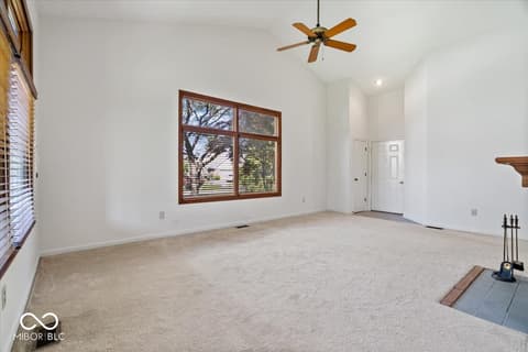 Family room at 8808 Stirrup Court, Indianapolis, IN