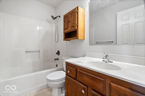Bathroom at 8808 Stirrup Court, Indianapolis, IN