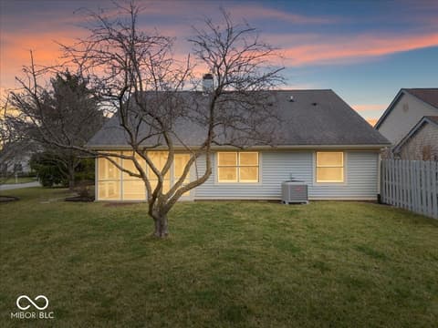 Backyard at 8808 Stirrup Court, Indianapolis, IN