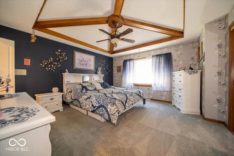 Primary bedroom at 1647 S Plateau Circle, Martinsville, IN