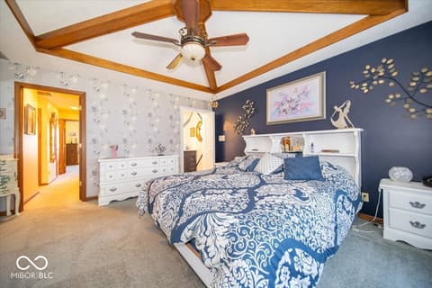 Primary bedroom at 1647 S Plateau Circle, Martinsville, IN