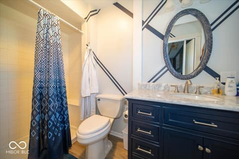 Primary bathroom at 1647 S Plateau Circle, Martinsville, IN