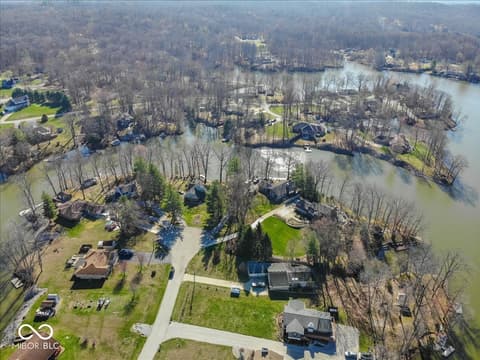 Aerial view at 1647 S Plateau Circle, Martinsville, IN