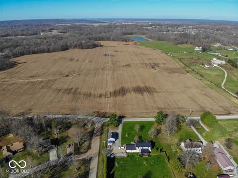 Aerial view at 1647 S Plateau Circle, Martinsville, IN