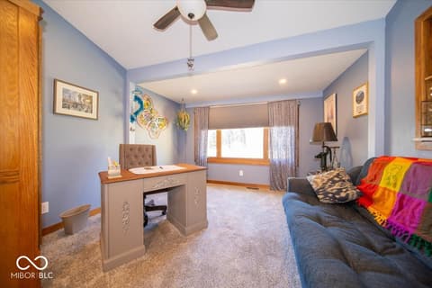 Home office at 1647 S Plateau Circle, Martinsville, IN