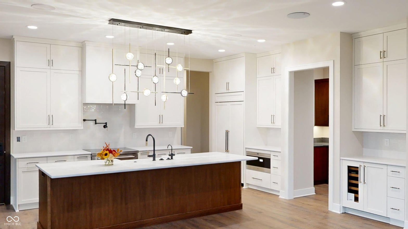 Stunning modern kitchen with chef's island and premium finishes.