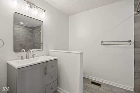 Bathroom at 1635 N New Jersey Street, Indianapolis, IN