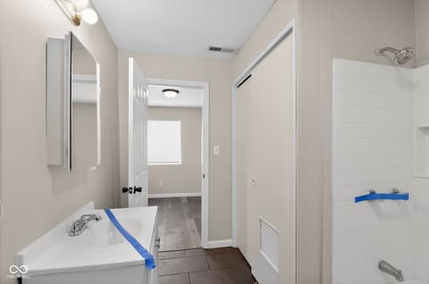 Bathroom at 114 S Sheridan Avenue, Indianapolis, IN