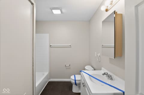 Bathroom at 114 S Sheridan Avenue, Indianapolis, IN