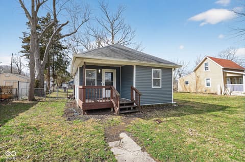 Front exterior at 114 S Sheridan Avenue, Indianapolis, IN