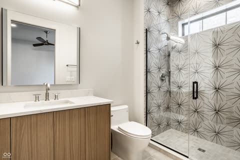 Primary bathroom at 717 Livingstone Drive, Carmel, IN