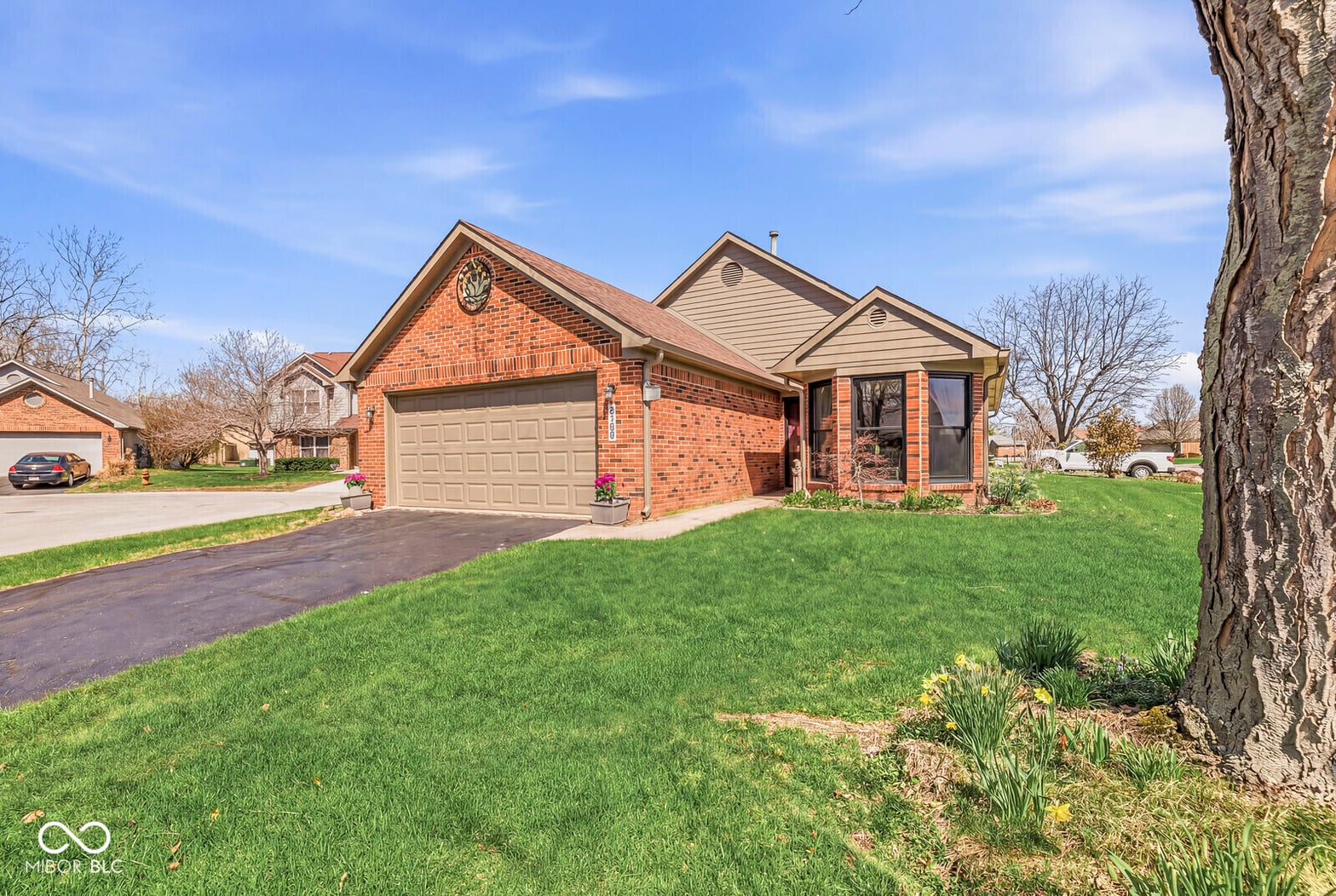 Front exterior at 5802 White Lick Court, Plainfield, IN