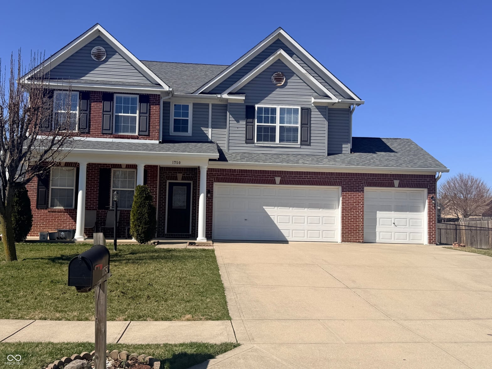 Front exterior at 1750 Buckeye Court, Greenwood, IN