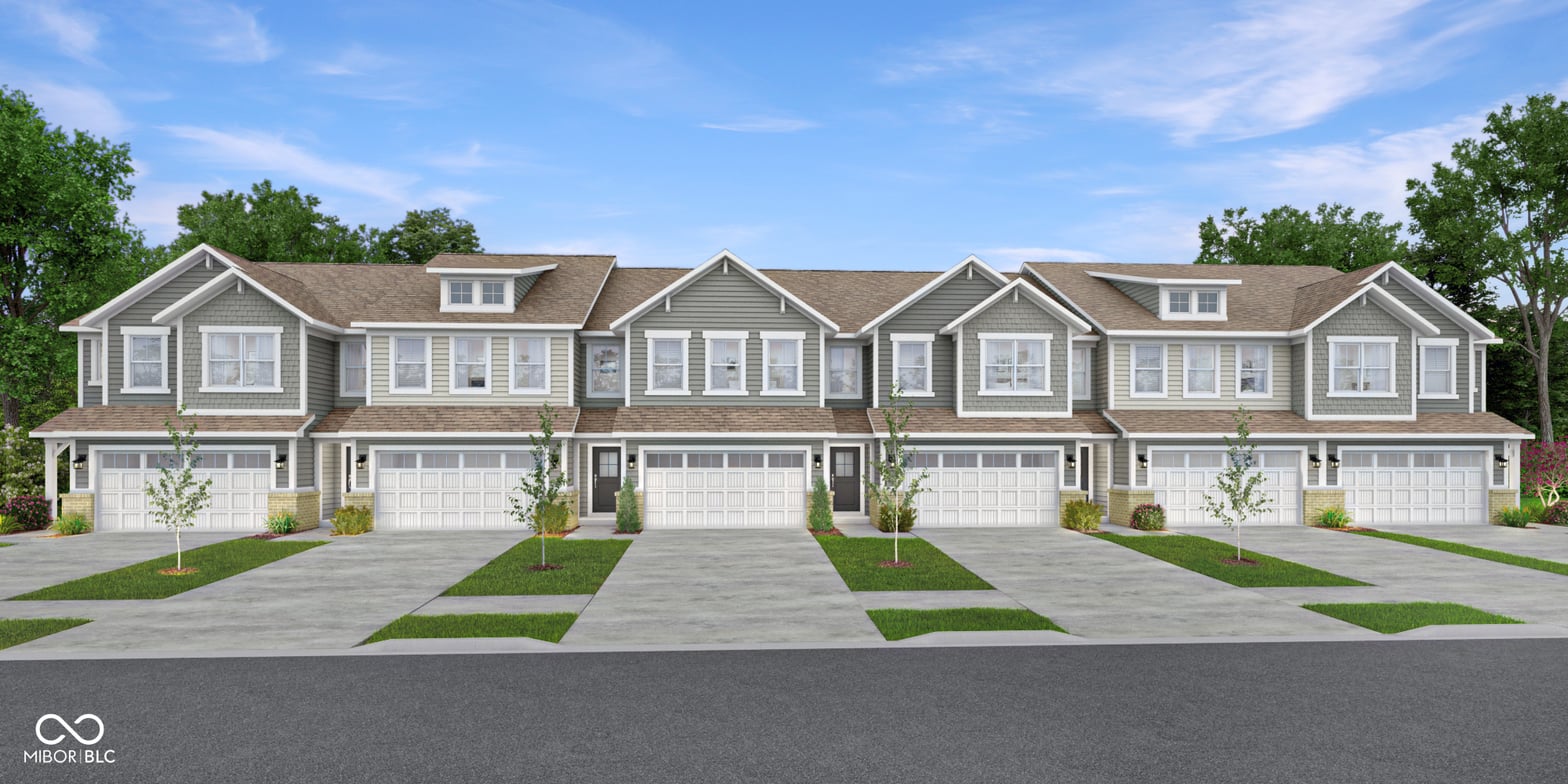 Front exterior at 7453 Marin Parkway, Indianapolis, IN