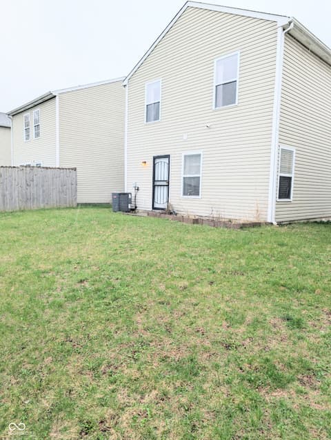 Backyard at 4437 Fullwood Court, Indianapolis, IN