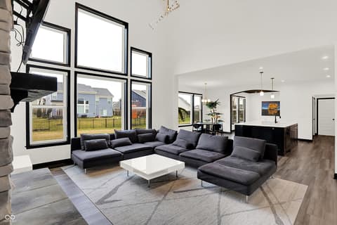 Living room at 3565 Snowdon Drive, Westfield, IN