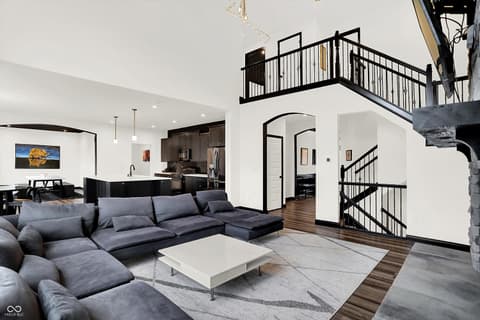 Living room at 3565 Snowdon Drive, Westfield, IN