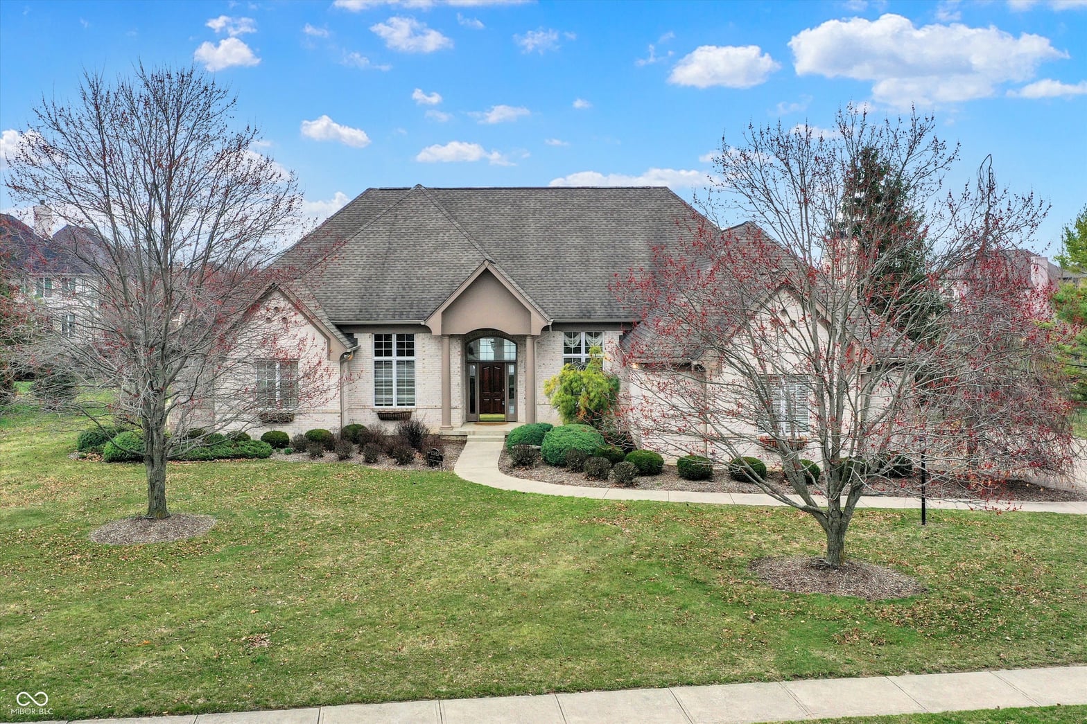 Front exterior at 12083 Ashcroft Place, Carmel, IN