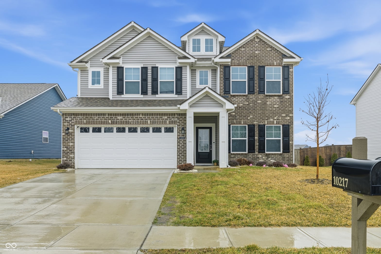 Front exterior at 10218 Arctic Edge Drive, Indianapolis, IN