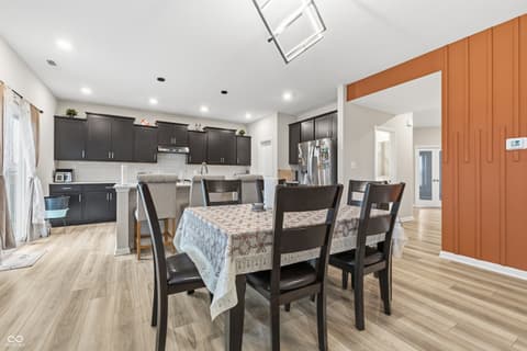 Dining room at 10218 Arctic Edge Drive, Indianapolis, IN