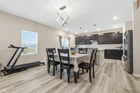 Dining room at 10218 Arctic Edge Drive, Indianapolis, IN