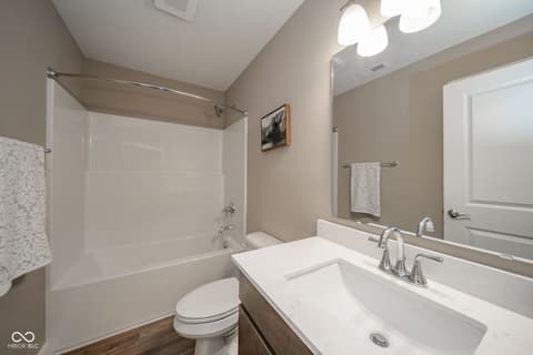 Bathroom at 402 Luellen Way, New Castle, IN