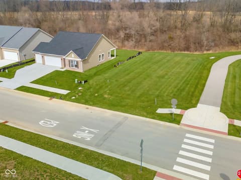 Aerial view at 402 Luellen Way, New Castle, IN