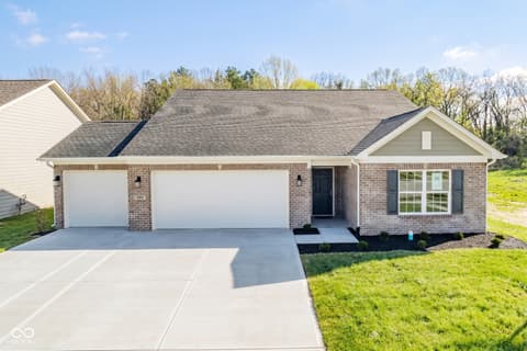 Front exterior at 402 Luellen Way, New Castle, IN