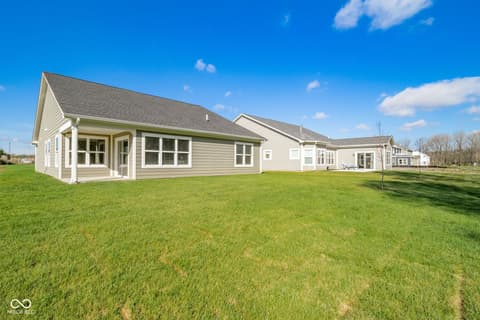 Backyard at 402 Luellen Way, New Castle, IN