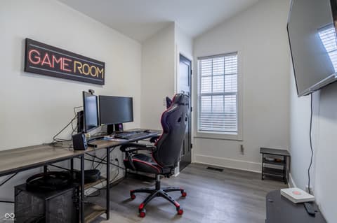 Home office at 1654 S Talbott Street, Indianapolis, IN