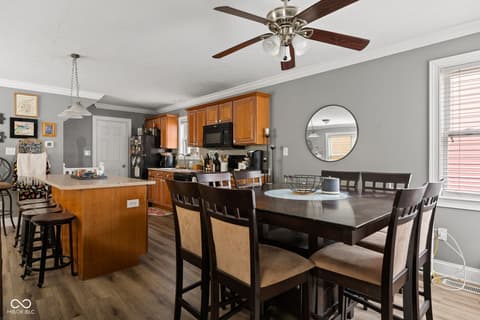 Dining room at 2045 N Broadway Street, Indianapolis, IN