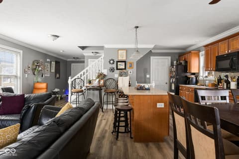 Living room at 2045 N Broadway Street, Indianapolis, IN