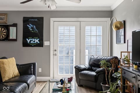 Living room at 2045 N Broadway Street, Indianapolis, IN