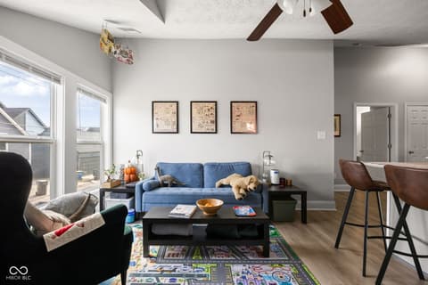 Living room at 2045 N Broadway Street, Indianapolis, IN