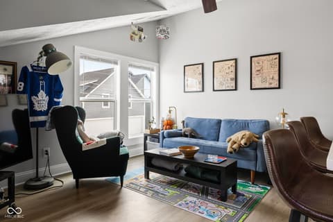 Living room at 2045 N Broadway Street, Indianapolis, IN