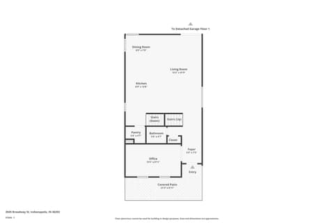 Floor Plan — 2045 N Broadway Street, Indianapolis, IN