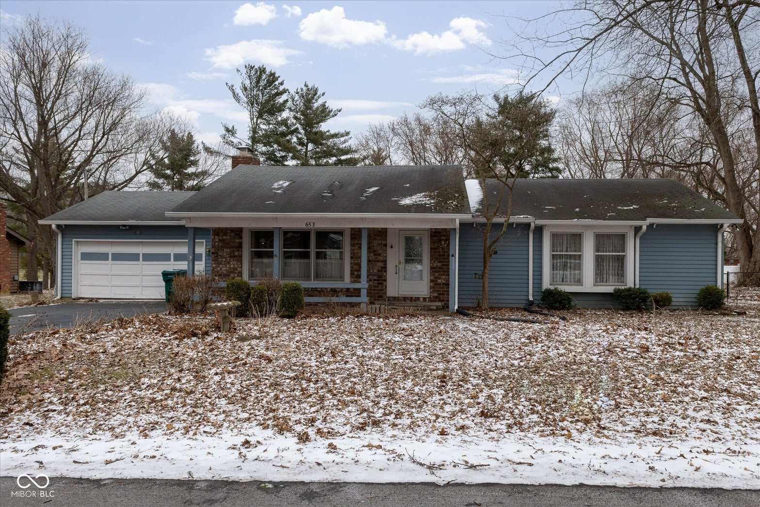 Front exterior at 653 Russell Lake W Drive, Zionsville, IN