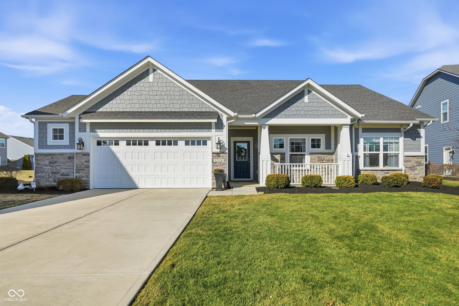 Front exterior at 12328 Wright Court, Noblesville, IN