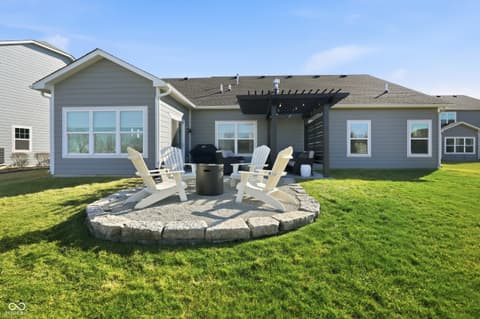 Backyard at 12328 Wright Court, Noblesville, IN