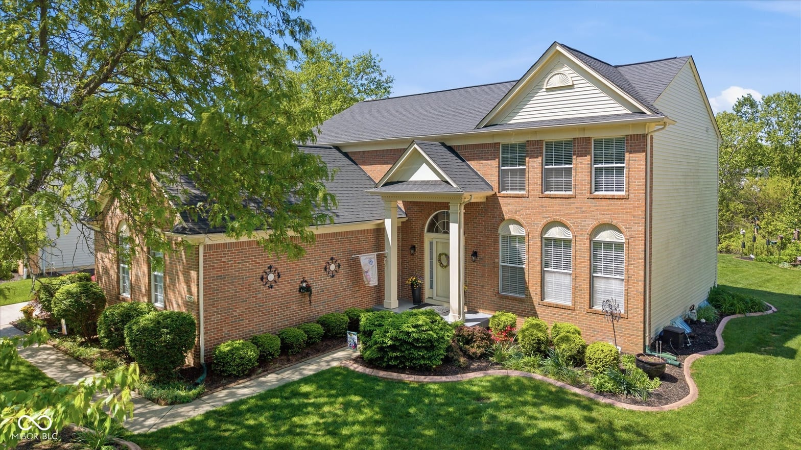 Front exterior at 7822 Prairie View Drive, Indianapolis, IN