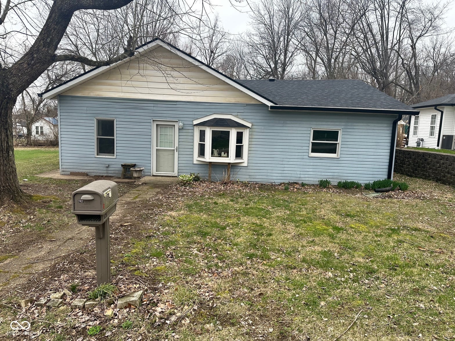 Front exterior at 767 Laymon Avenue, Spencer, IN