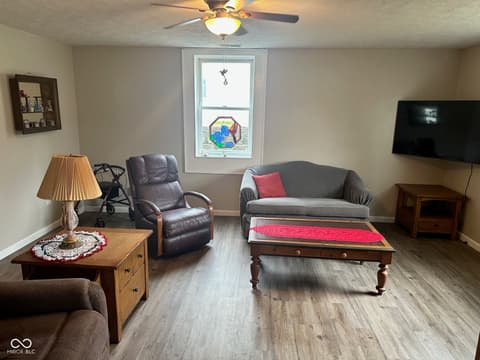Living room at 767 Laymon Avenue, Spencer, IN