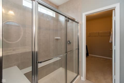 Primary bathroom at 7787 Rosemont Drive, Brownsburg, IN