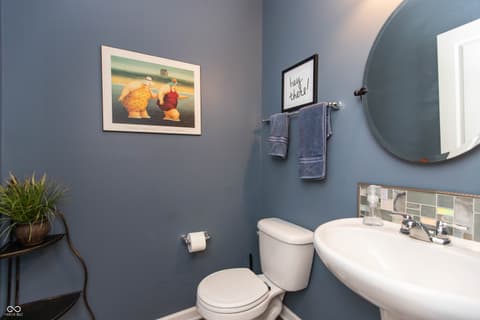 Bathroom at 7787 Rosemont Drive, Brownsburg, IN