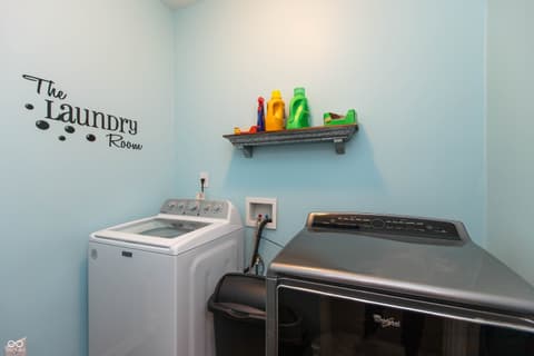 Laundry room at 7787 Rosemont Drive, Brownsburg, IN