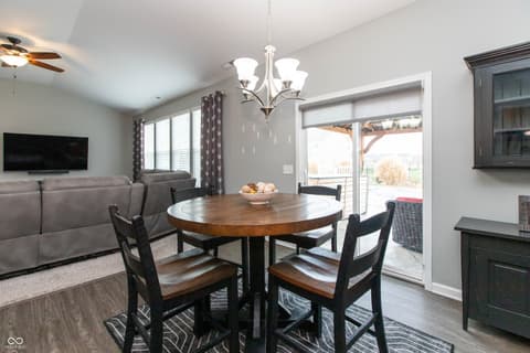 Dining room at 7787 Rosemont Drive, Brownsburg, IN